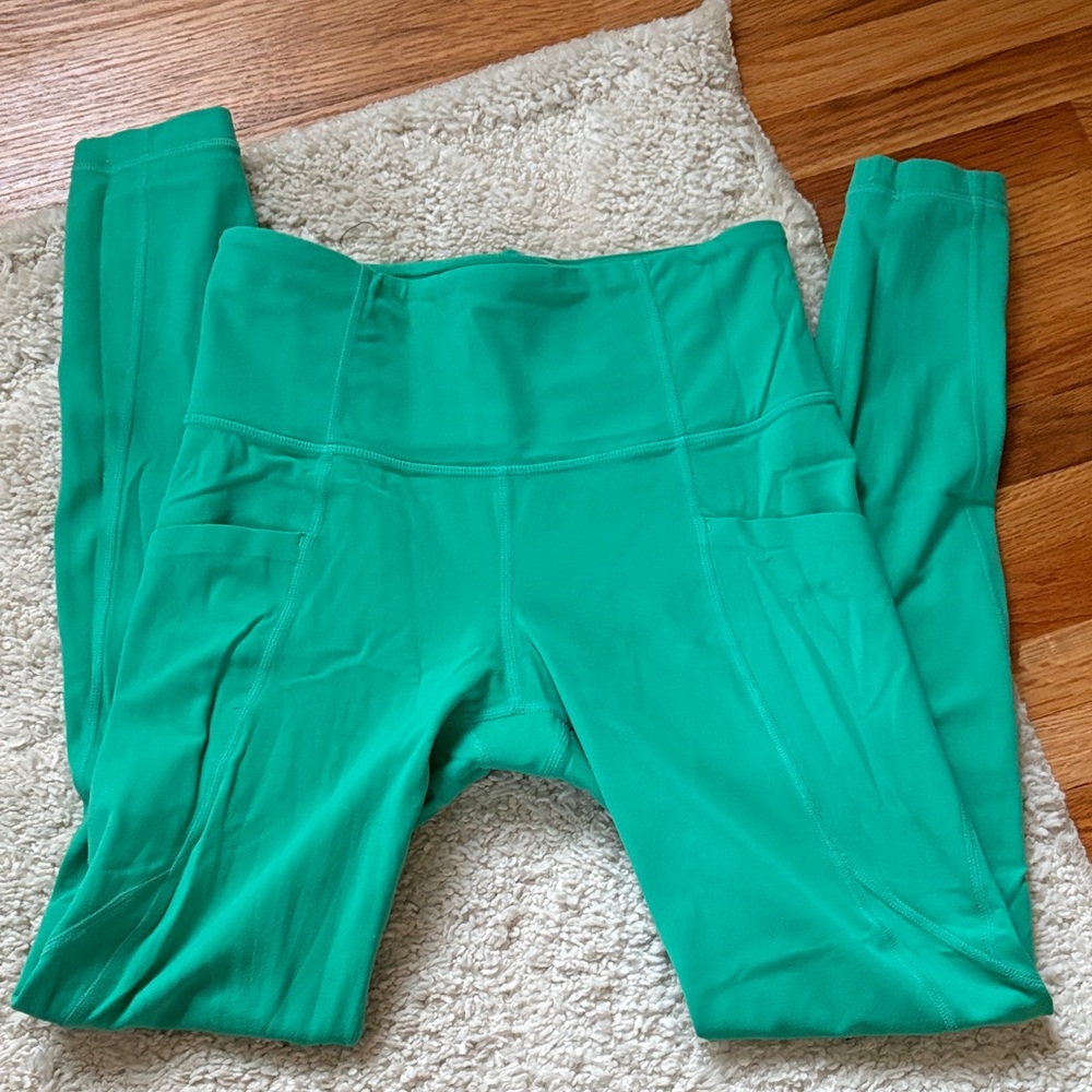 Athleta Vibrant Green Leggings